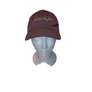 HondaJet Womens Brown Baseball Cap Dad Hat Strapback Page & Tuttle 100% Cotton